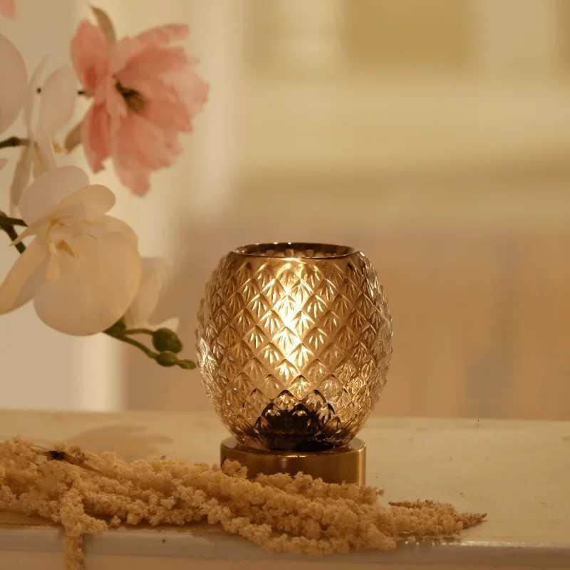 Crystal night light Bedroom lamp desktop bar atmosphere lights for holiday Atmosphere Rechargeable lamp dimming lightsM251125