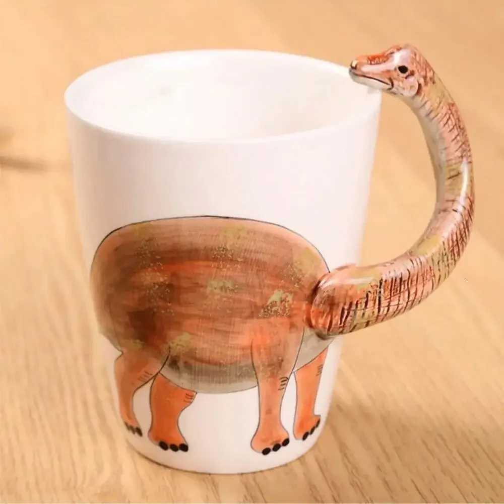 3D Creative Personty Hand Painted Ceramic Mug Holiday and Birthday Gift Y251125