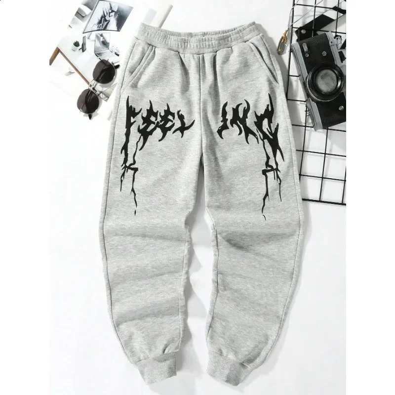Trend Mens sports pants exceed the standard womens jogging runners exercise jogging wool warmth Trouthers clothing 250422