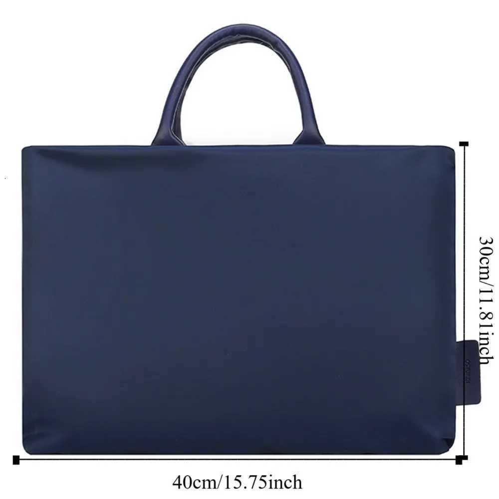 Versatile Waterproof Laptop Bag Soft Fashionable Laptop Sleeve Bag Nylon Document Bag for WomenT251125
