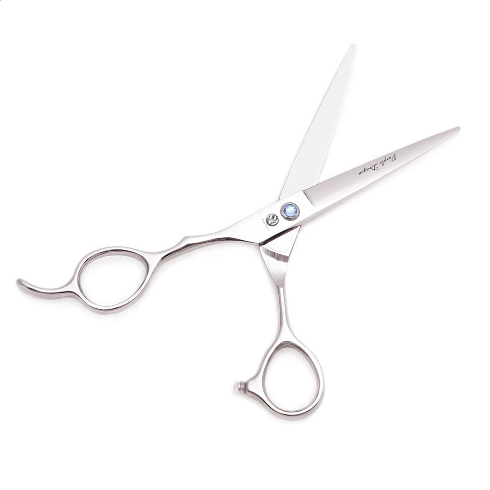 Left Hand Hairdressing Scissors Purple Dragon 6 Barber Shop Cutting Shears Thinning Scissors Professional Hair Scissors Z8001 250424
