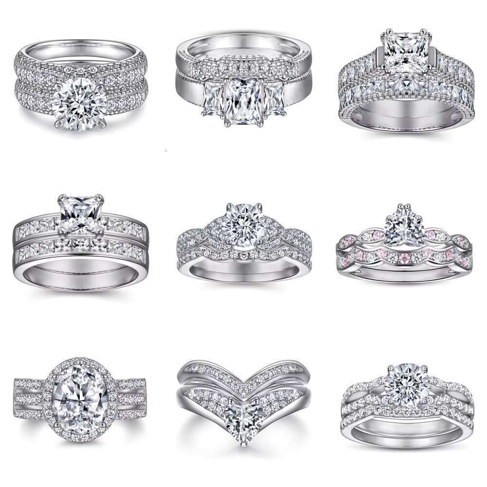DHCollections Sterling Jewelry Women Minimalistic Jewellery Plated Wedding Engagement Rings Gold Hot Sale Sier Zircon