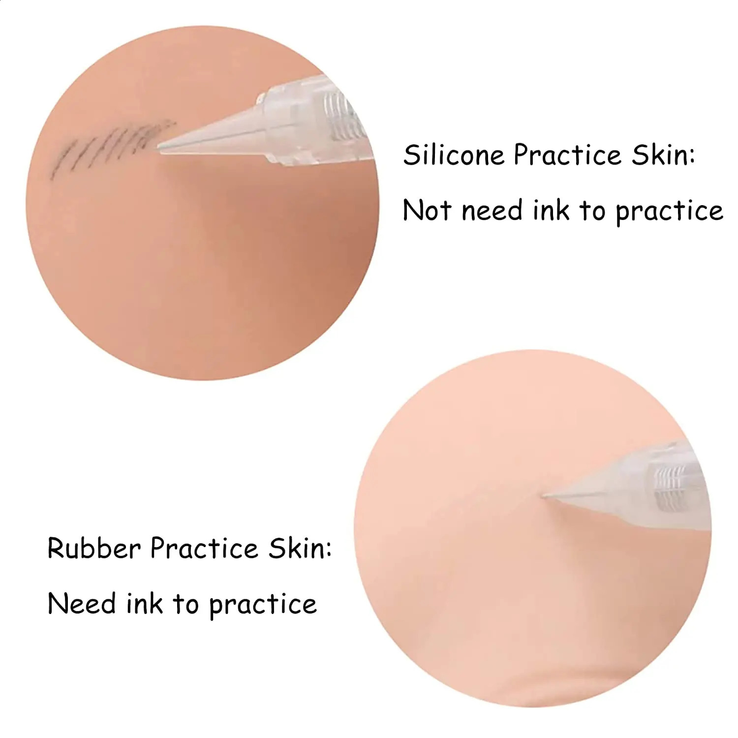 20/10/5/3/1PCS Tattoo Practice Skin Blank Fake Tattoo Skin Synthetic Leather for Permanent Makeup Tattoo Beginner Exercise Tool 250422
