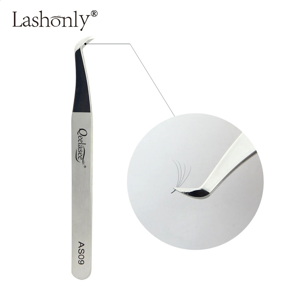 Qeelasee AS09 Eyelash Tweezer 3D-6D Volume Eyelash Extension Quality Fan Lash Tweezer 250422