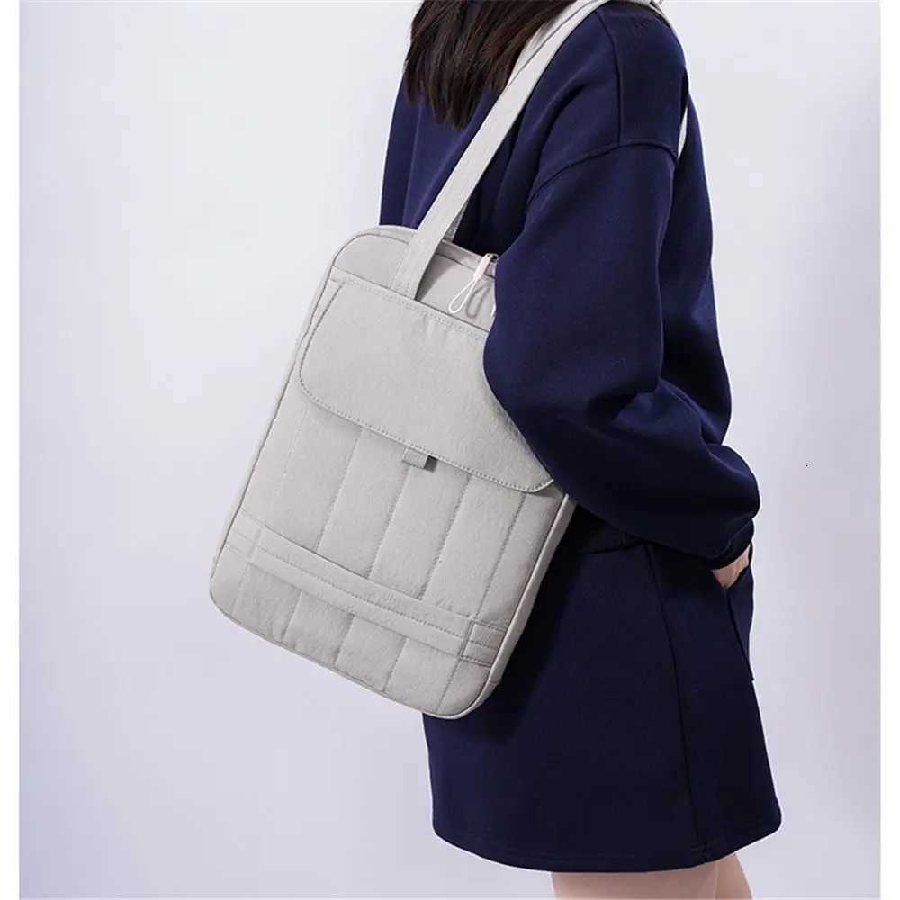 133 14 15 Inch Versatile Laptop Bag One-Shoulder Handheld Canvas Tote Bag Business Briefcases for Lenovo Dell Laptop CommuteT251125