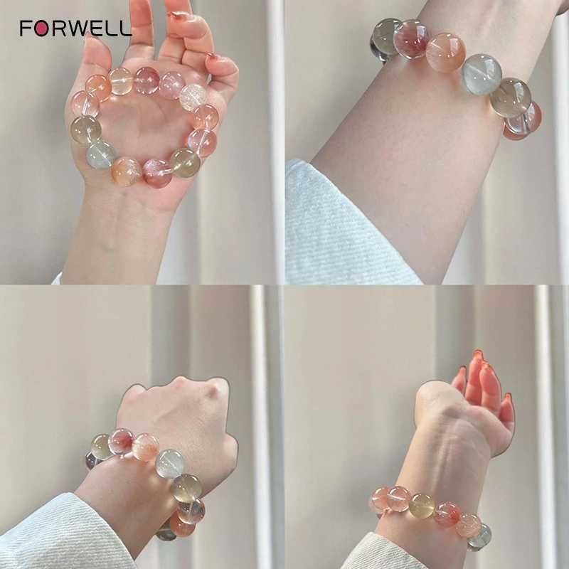 FORWELL Fashion charm Crystal Stretch Beaded Bracelets Elastic Rope Women Temperament Bracelet birthday gift for your girlfriend J251125