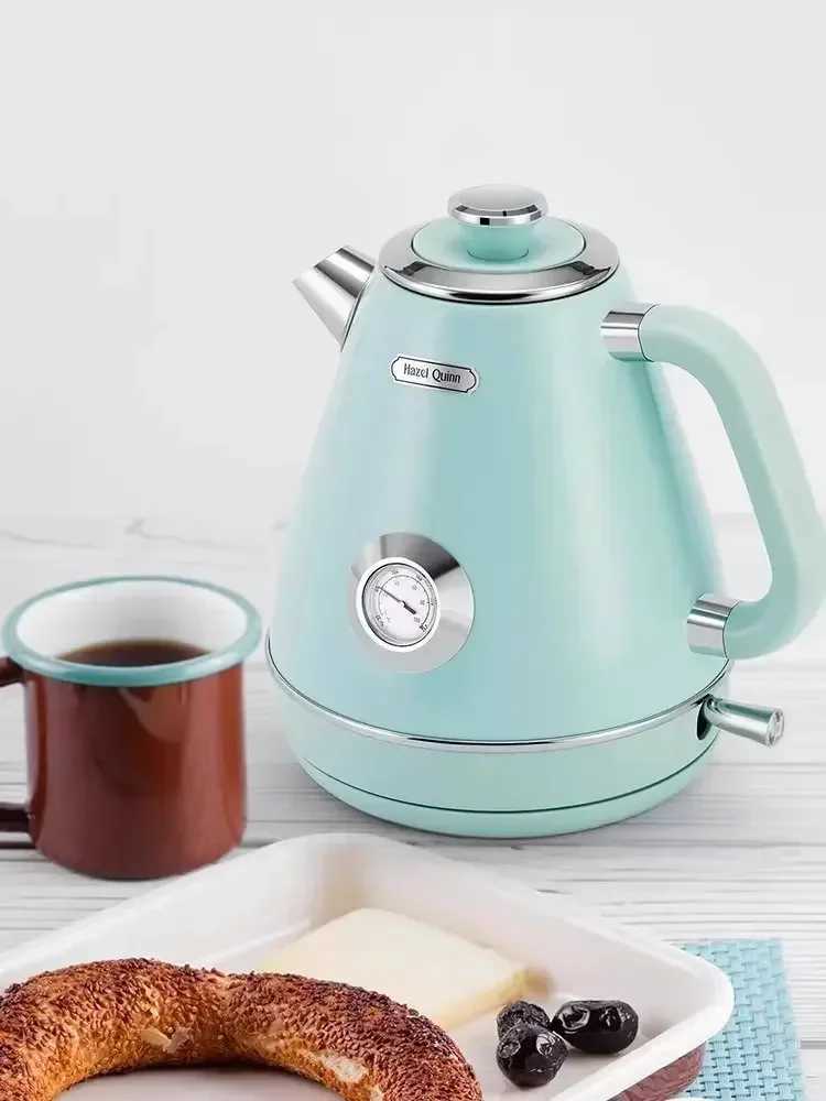 220V Vintage Electric Kettle with Unique Brazilian Artist Hand-painted Design 304 Stainless Steel C C251125