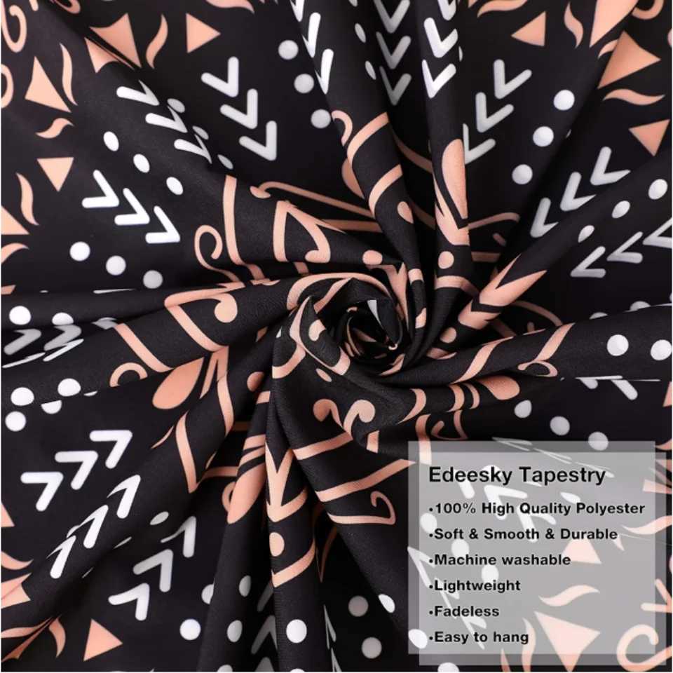 VIKAMA Scandinavian Landscape Decorative Fabric Tapestry Bedroom Ins Style Bedside Sofa Background Fabric Tapestry DecorationM251125