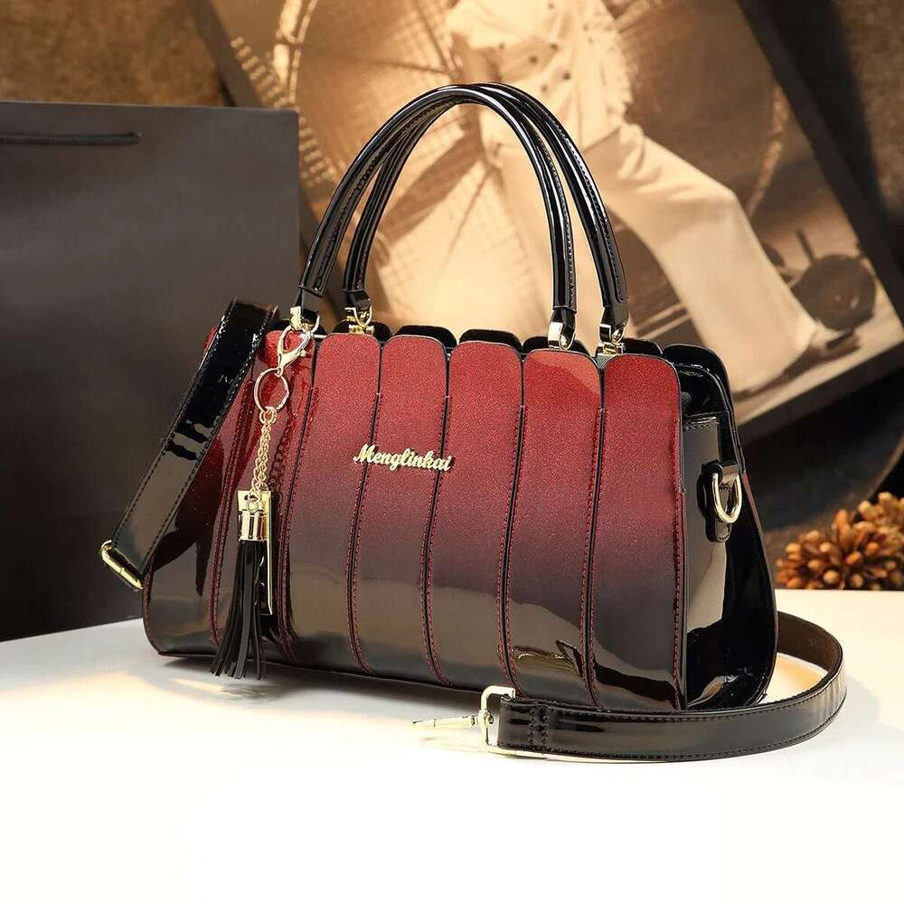 Vintage Large Capacity Tote PU Crossbody Bag, Women's Classic Casual Handbag & Shoulder Purse
