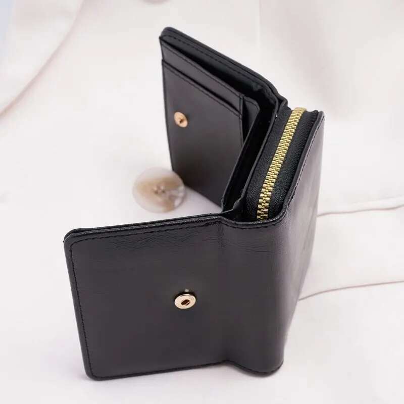 1Pc Ladies' Short Wallet Lightweight Fashion Suitable Work & Business ID Credit Card Christmas Gift For Young Girl