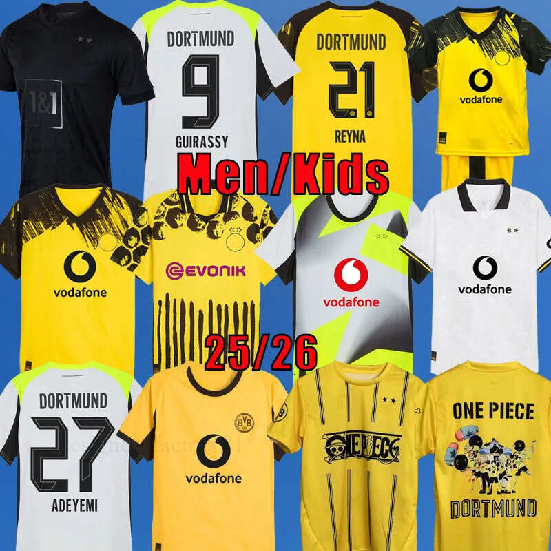 25 26 HALLER soccer jersey special all black JOBE dortmunds trikot BVBs GUIRASSY 25 26 SABITZER football shirt rr20 ADEYEMI BRANDT men kids Kits Borussias trikots