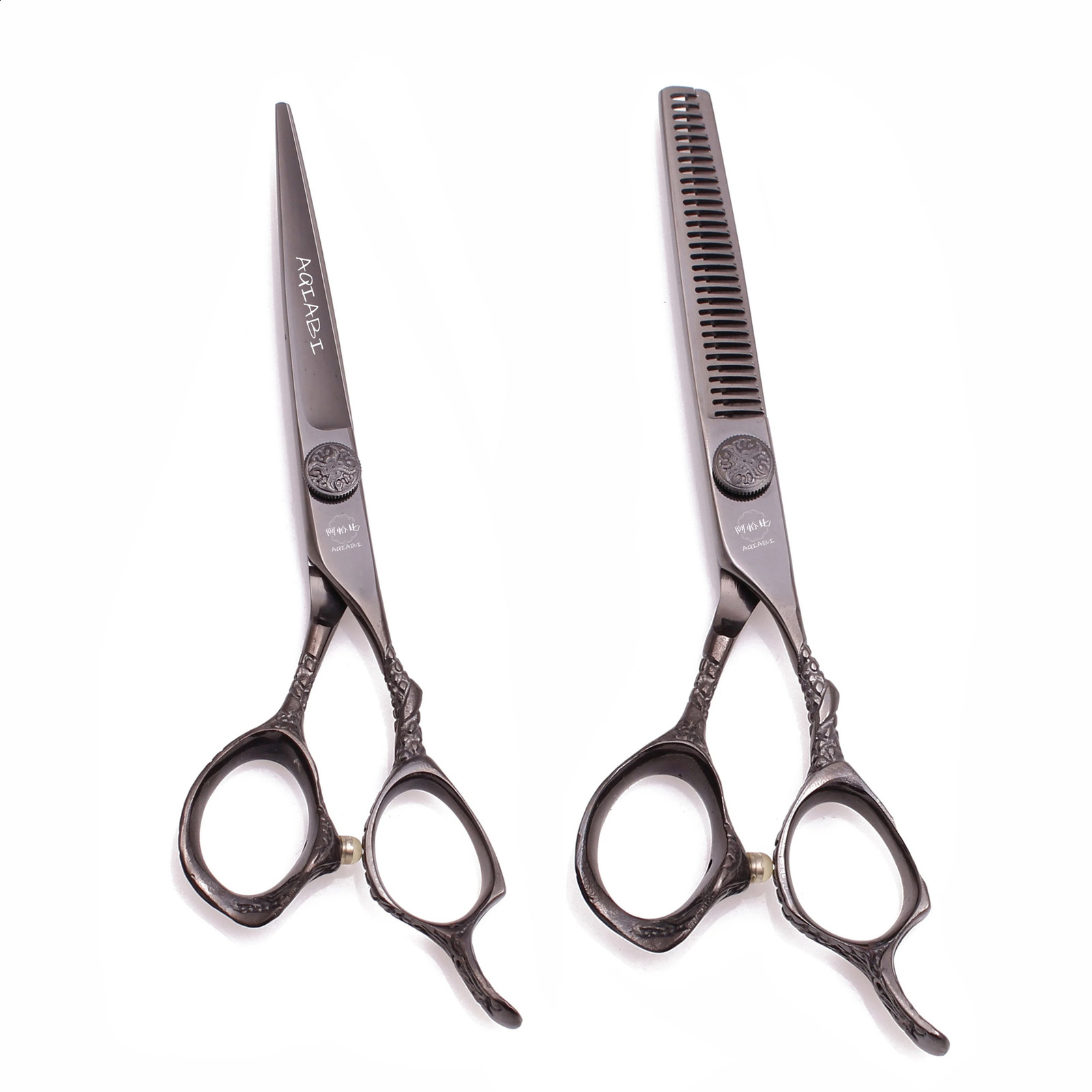 6 Professional Hair Scissors Cutting Shears Thinning Hairdressing Razor Set Haircut Salon Barber Japan 440C Drop A9001 250424