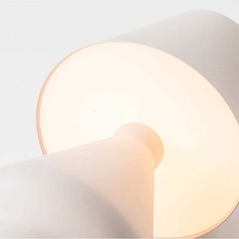 Creative Table Lamp Rechargeable Decoration USB Iron Desk Dimming Light For Home Indoor Bedroom Dining Bar LED Decor Table LampM251125