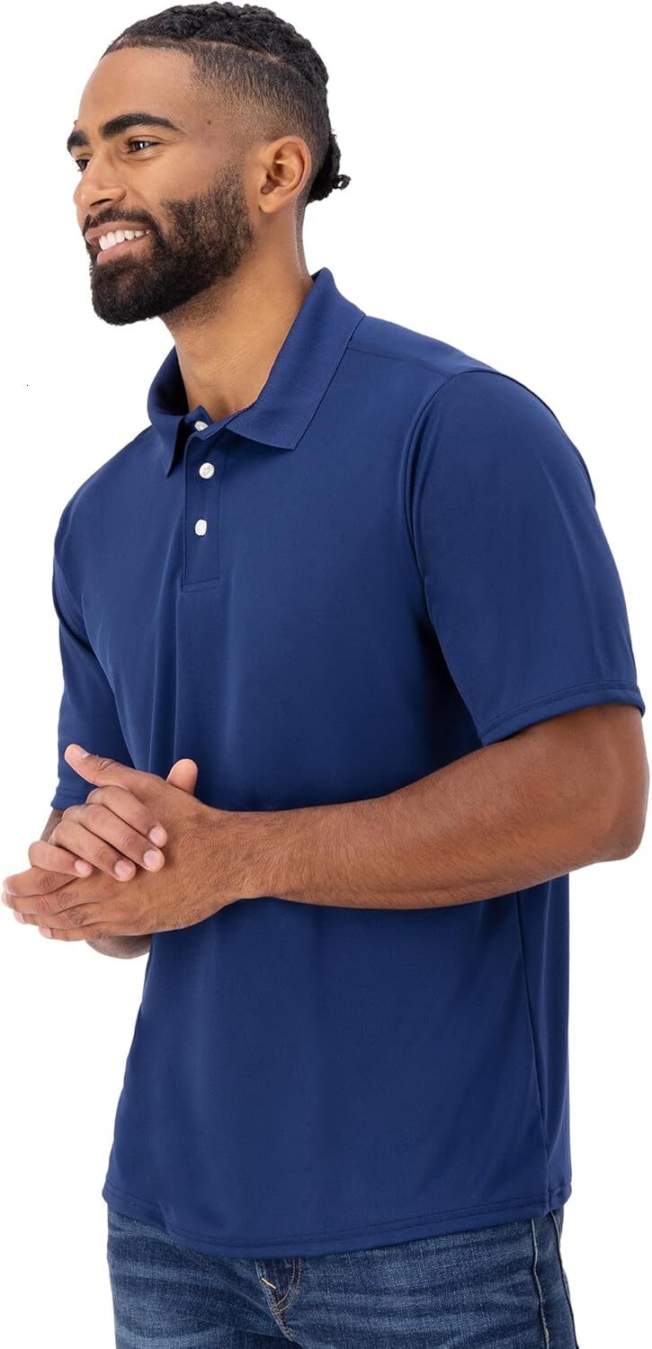 Mens Polo shirt Men's Cool Dri Polo Shirt, Quick-Drying Performance Polo For Men, Casual tops summer clothes Short sleeve cool