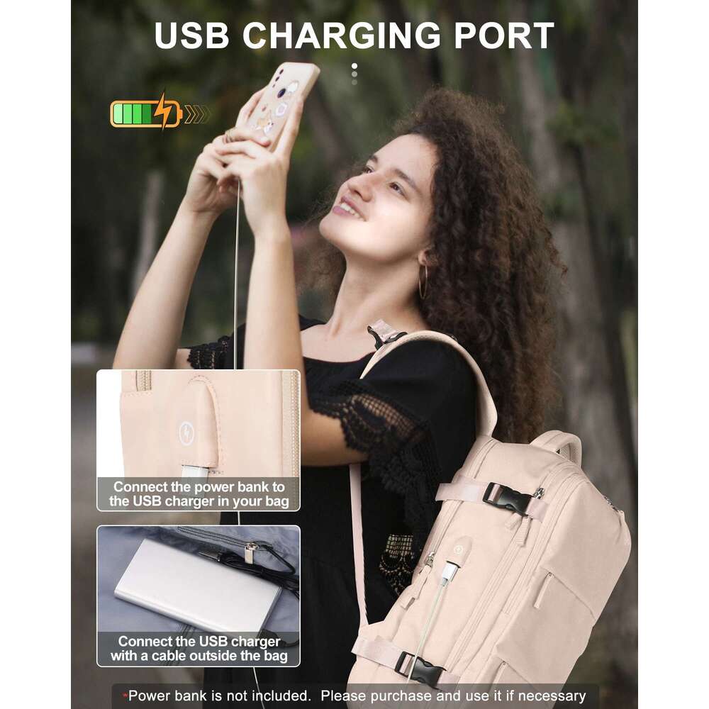 Designer bag Women's Fashion Travel Cabin Bag Ryanair 40x20x25 USB Lage Man Waterproof Backpack Short Distance Carry on Backpacks