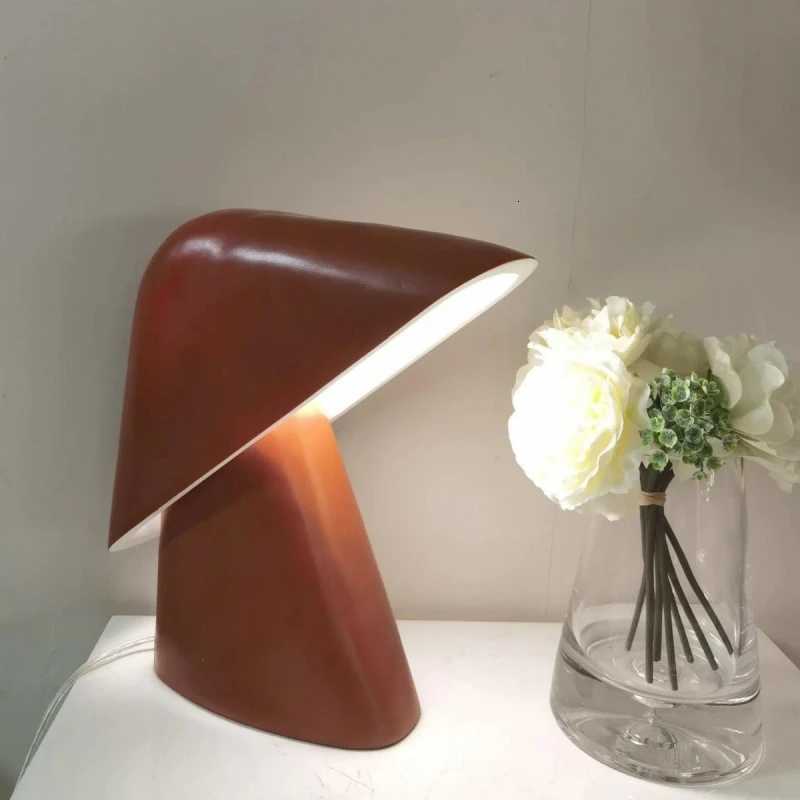 Modern Minimalist Resin LED Desk Lamp Designer Creative Bedroom Bedside Light Study Living Room Decor Atmosphere Table LightingM251125