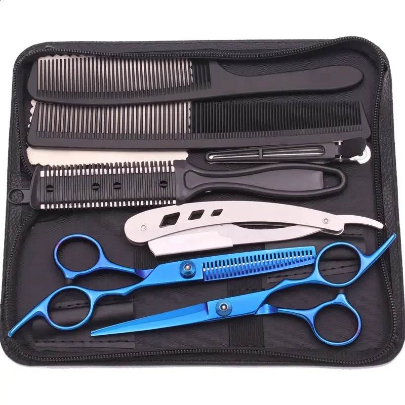 Hair Cutting Scissors Professional Barber Shears Set with Hair Scissors Thinning Shears for Men Women Pet 250424