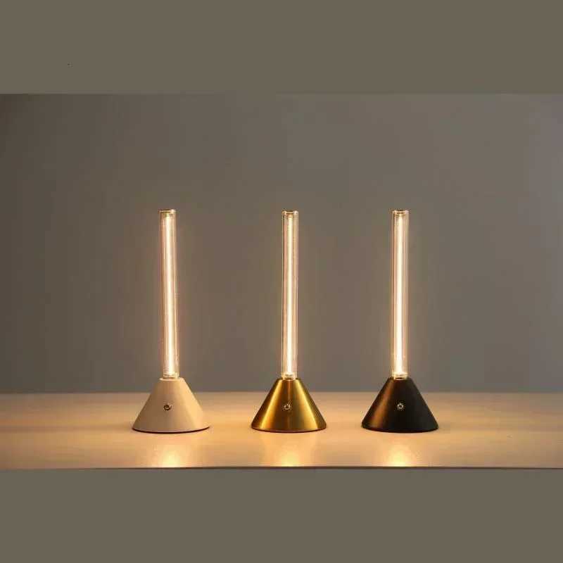 The LED Desk Lamp Dimmable Rechargeable Battery-powered Touch Sensor Portable Desk Lamp For Home Bars Bedrooms LED Night LampM251125