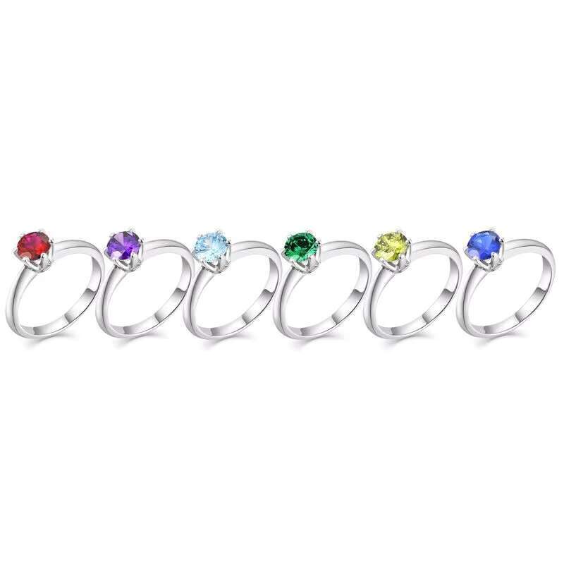 High Quality Wedding Ring 925 Sterling Silver Round Brilliant Cut Custom Moissanite Engagement Rings