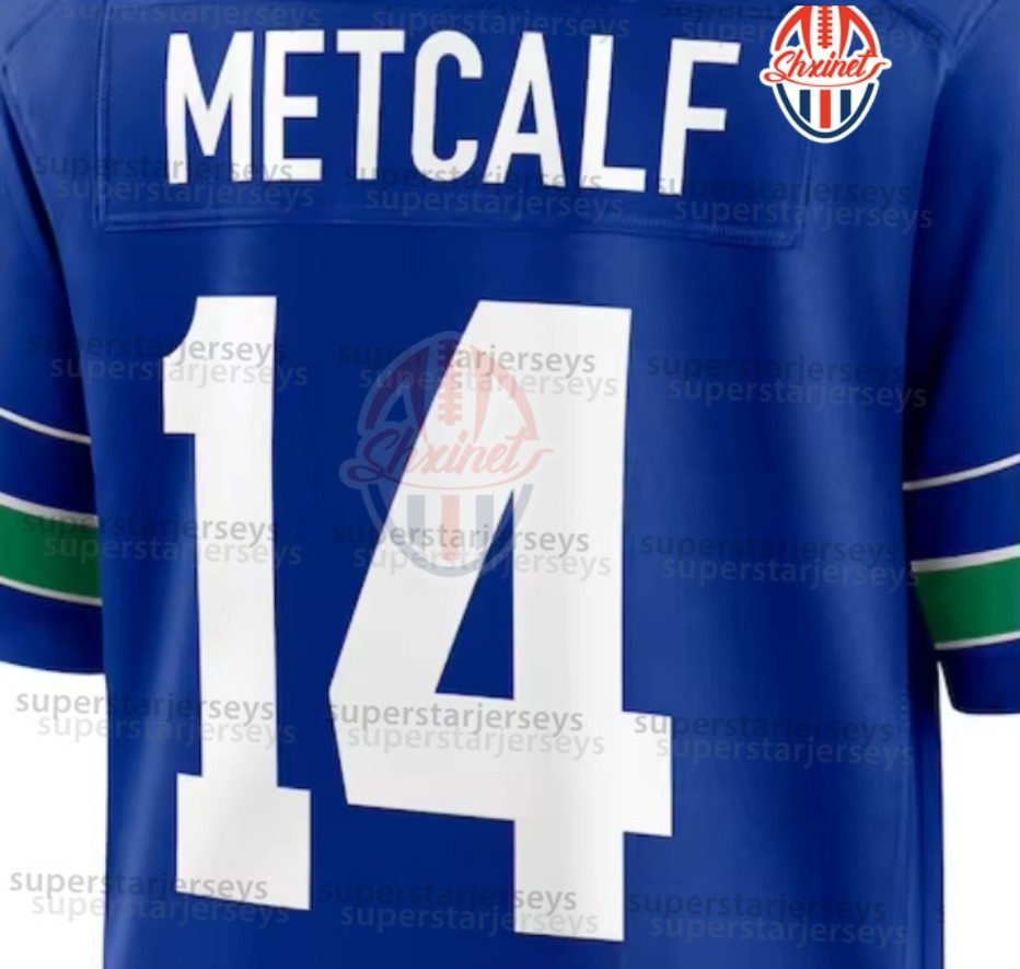 All Stitched Cooper Kupp Custom Football Jersey Smith-Njigba Witherspoon 12 Fan Jalen Milroe Embroidered Letter Number Design Any name any number