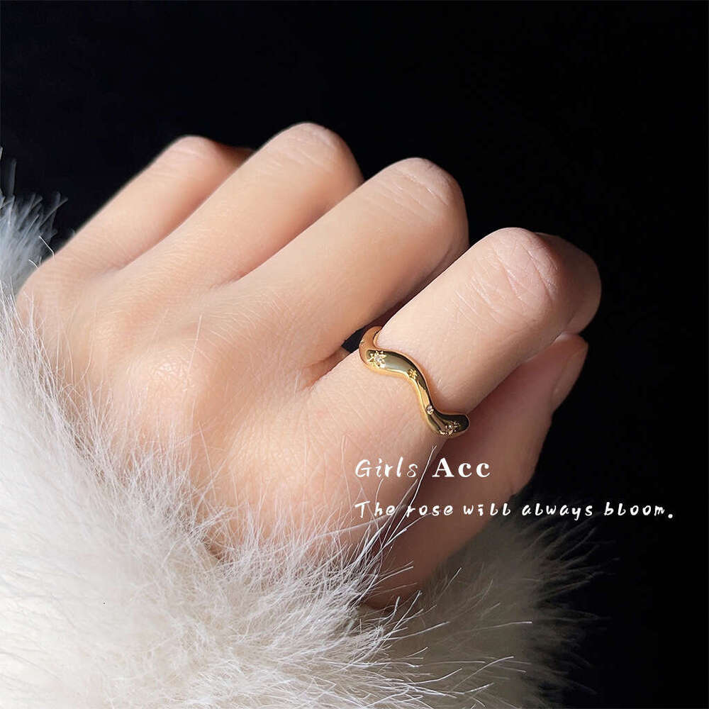 Light Luxury High-End Zircon Index Finger Niche Retro Palace Style Fashionable Temperament Vintage Ring for Women