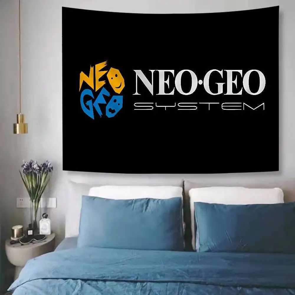 S-SNK N-Neogeo Neo Geo Printed Large Wall Tapestry Wall Hanging Decoration Household Decor BlanketM251125