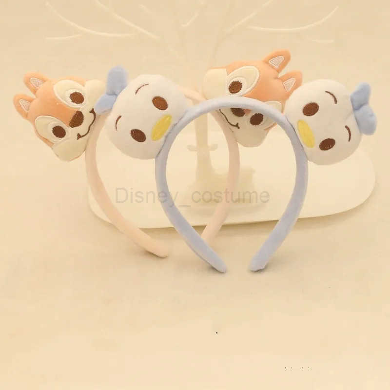 Disney Double Headed Winnie The Pooh Ears Hairbands Women Cute Lotso Donald Duck Headbands Girl Plush Hair Accessories Kids Gift X250425