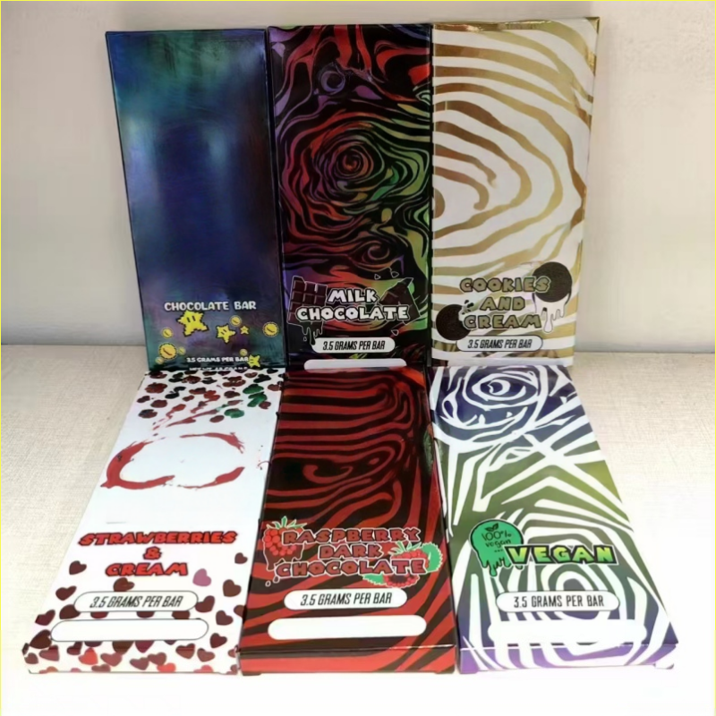 Empty ONEUP 3.5G Chocolate Bar Packaging Box ,Packing Foil, Mold and Display Box,A variety of Flavours Paper Boxes