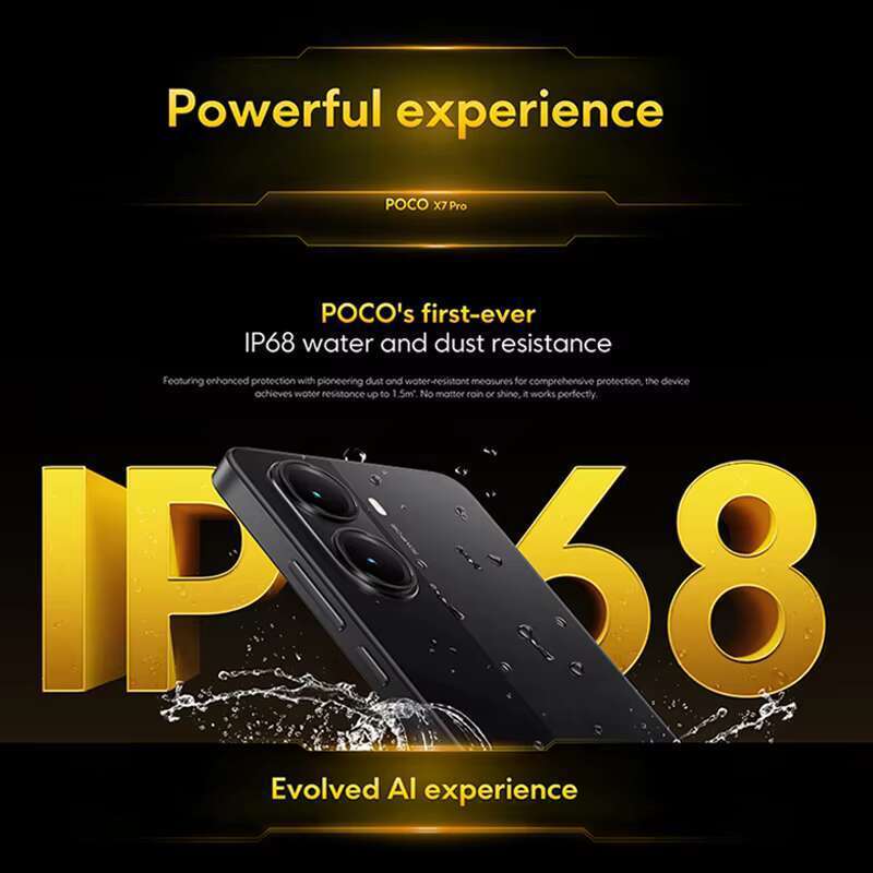 POCO X7 Pro 5g Smartphone Edition Dimensity 8400- Ultra 6.67 '' 1.5K AMOLED 120Hz 6000mAh 90W Charging 50MP Camera with OIS