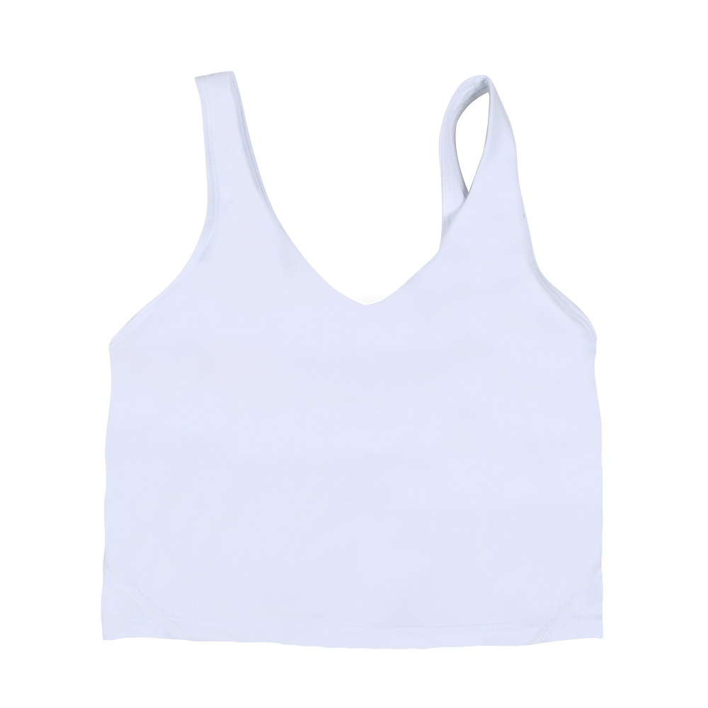L188 Women's yoga exercise top gym women's U-shaped vest with chest cushion shock-absorbing and sweat absorbing exercise top bra