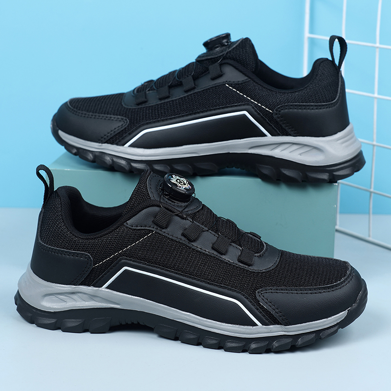 Rotating buckle, breathable mesh surface, fashionable and versatile, casual sports shoes
