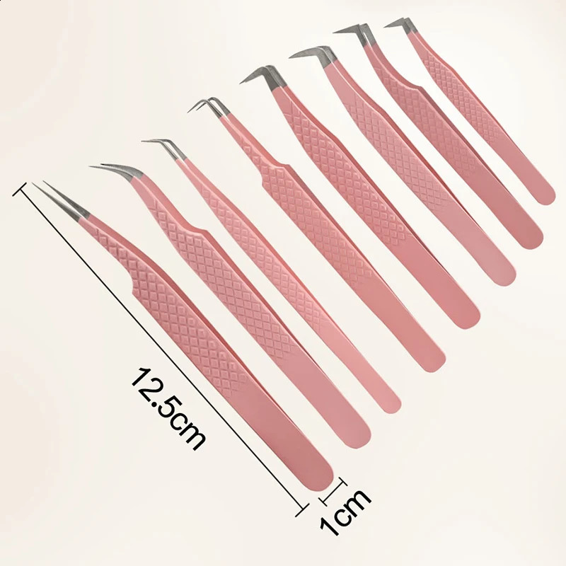 SENSE LASHES Tweezers Stainless Steel Professional Superhard High Precision Tweezer For Lashes Eyelash Extensions Supplies Kit 250422