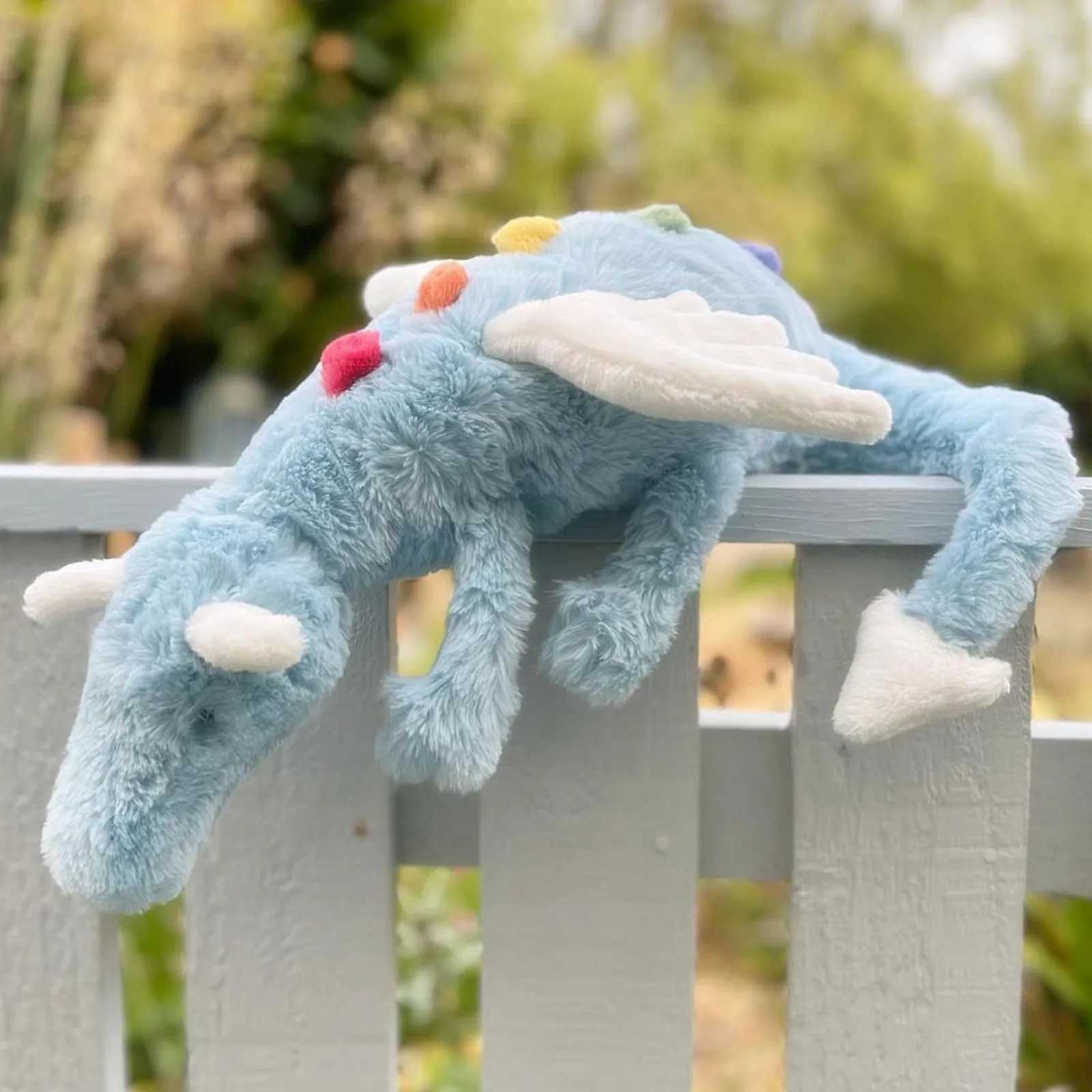 Cute Stuffed Dinosaur Kaii Cartoon Flying Dragon Decorative Accessories Gift Funded Doll Toy Children Plushie Y250425 Y260128