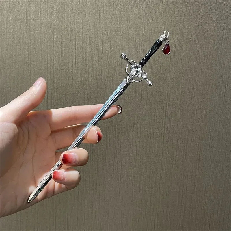 Classic Chinese style sword hair clip retro headwear tail jewelry 250417