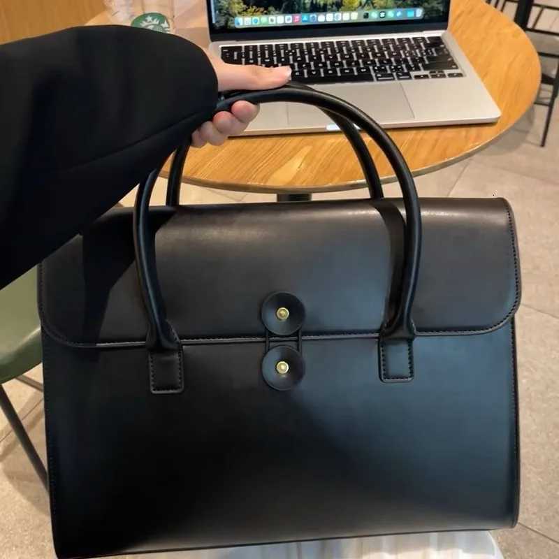 french 14 inch Laptop Bag for Women korean hand bag PVC Leather Velvet Interior Fits Charger Mouse Stylish Work Bag BriefcaseT251125