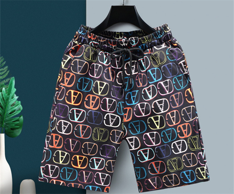 Designer shorts free shipping 2025 new style fashionable loose high-end texture letter printed trendy five quarter pants for men