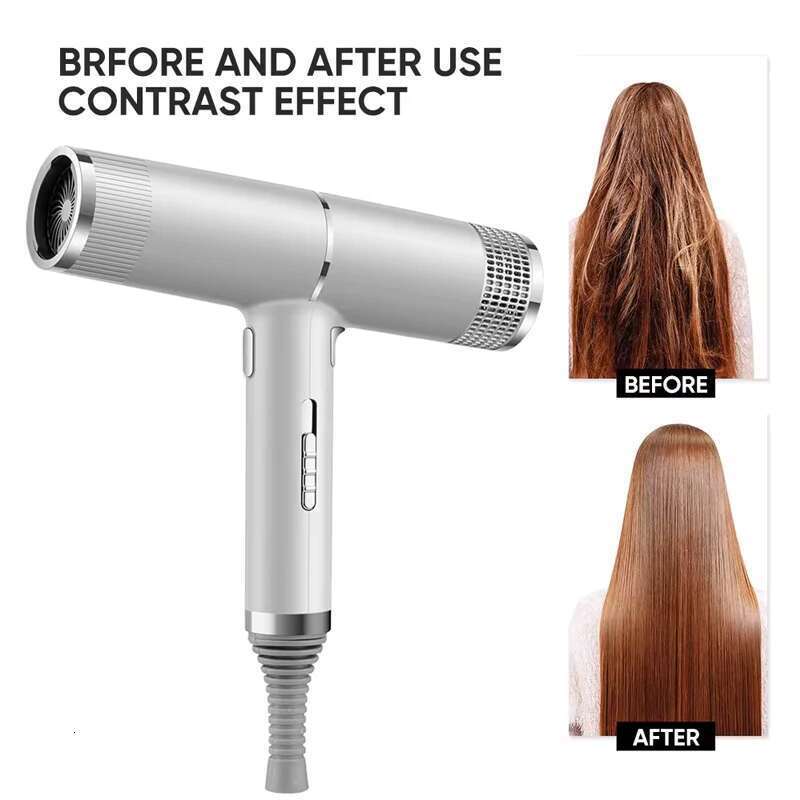 Professional Leafless Hairdryer Anion Temperature Control Blow Dryer Hot &Cold Wind Hair Styler