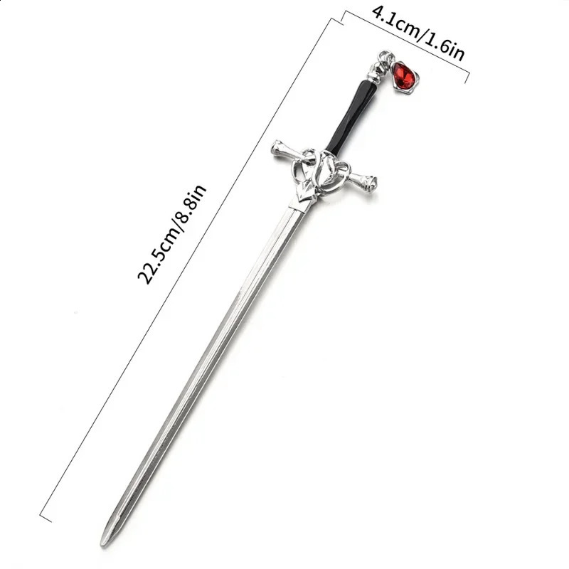 Classic Chinese style sword hair clip retro headwear tail jewelry 250417