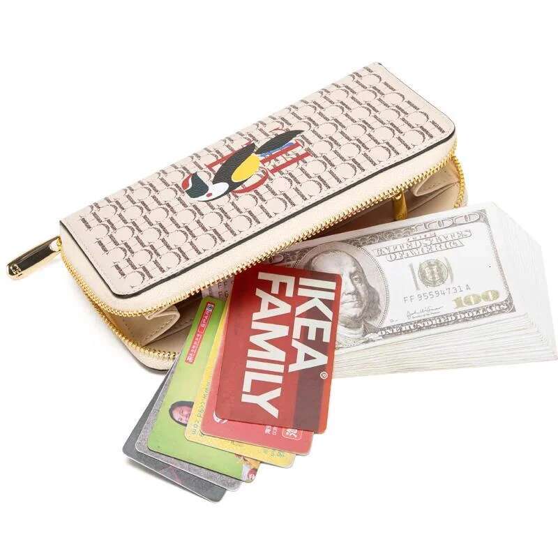 CHCH Women's Long Wallet Cartoon Pattern Key Credit Card Bag