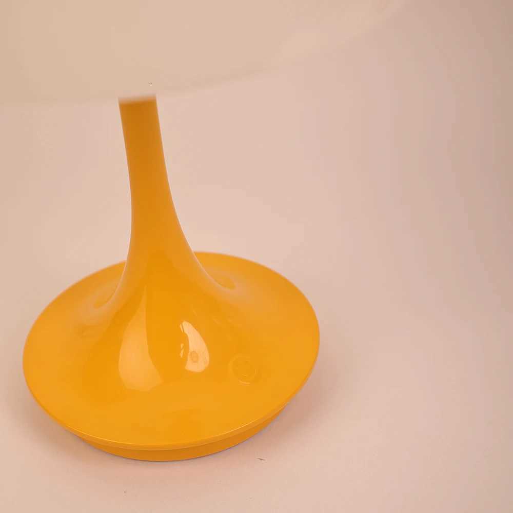 Modern Nordic Danish Mushroom Table Lamp Energy-Saving High-End Rechargeable Decor for Bedroom Bedside Living RoomM251125