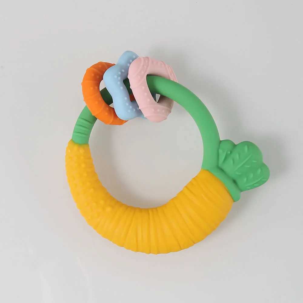 2025 Soft Silicone Carrot Teether perfect Baby Shower Gift teething Relief Safe Cute Chewing Toy for Infants BPA-Free Silicone G251125