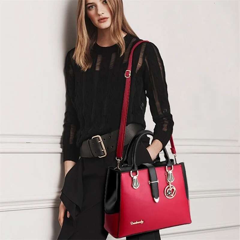 Handbags For Shoulder Casual Leather Messenger Bag Women Bags 2024 High Quality All-Match Large Capacity Handbag
