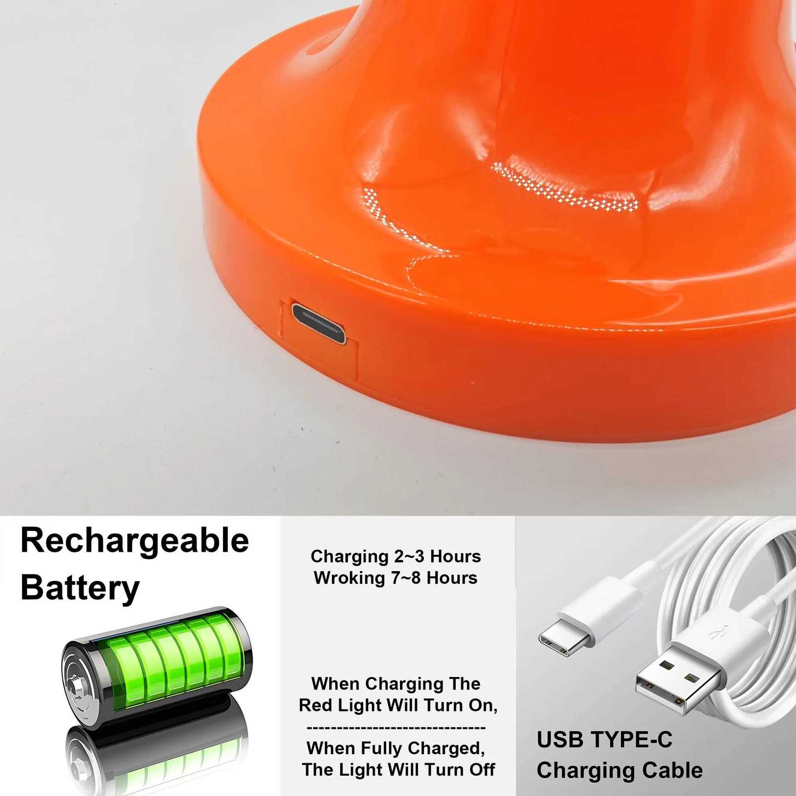 Mushroom table lamp bedroom bedside lamp Bauhaus design with 3 lighting modes and unlimited dimming restaurant atmosphere lightM251125