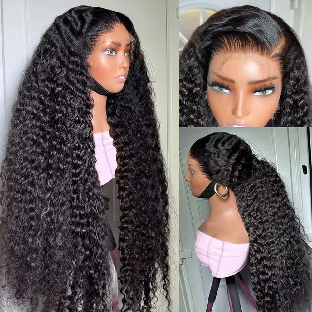Invisible Strap 360 HD Lace Glueless Wig Snug Fit 30 Inch Jerry Culry Lace Front Human Hair Wig Deep Wave Hd Lace Frontal Wig