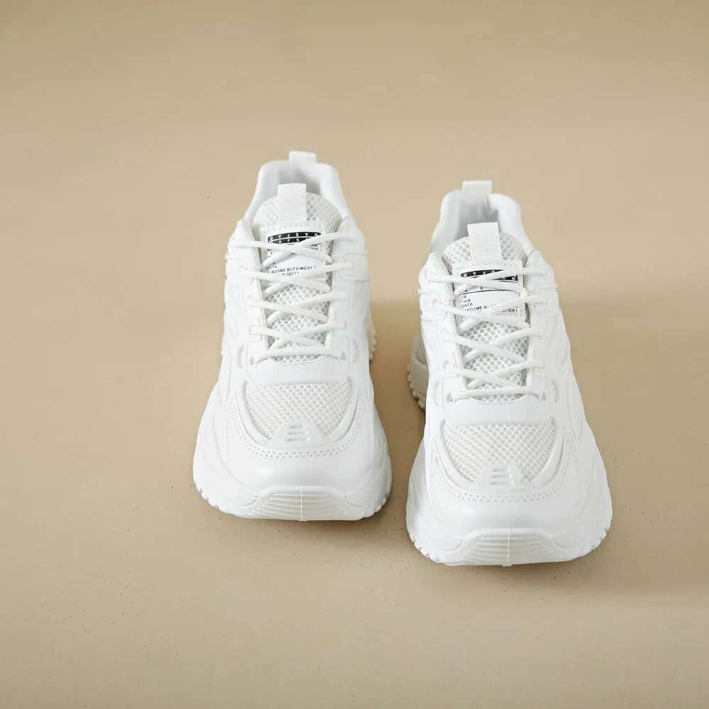 2024 New Casual Round Toe Cross Strap Mesh Shoes Summer Fashion Increased Breathable Comfortable Women Sneakers ddmykukumalu