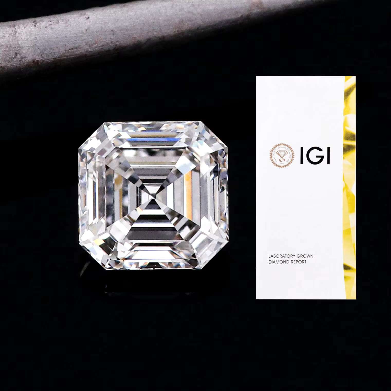 High Quality IGI Certificate VVS1 VVS2 HPHT CVD Lab Grown Diamond Fancy Shape Real Diamond Pass Diamond Tester