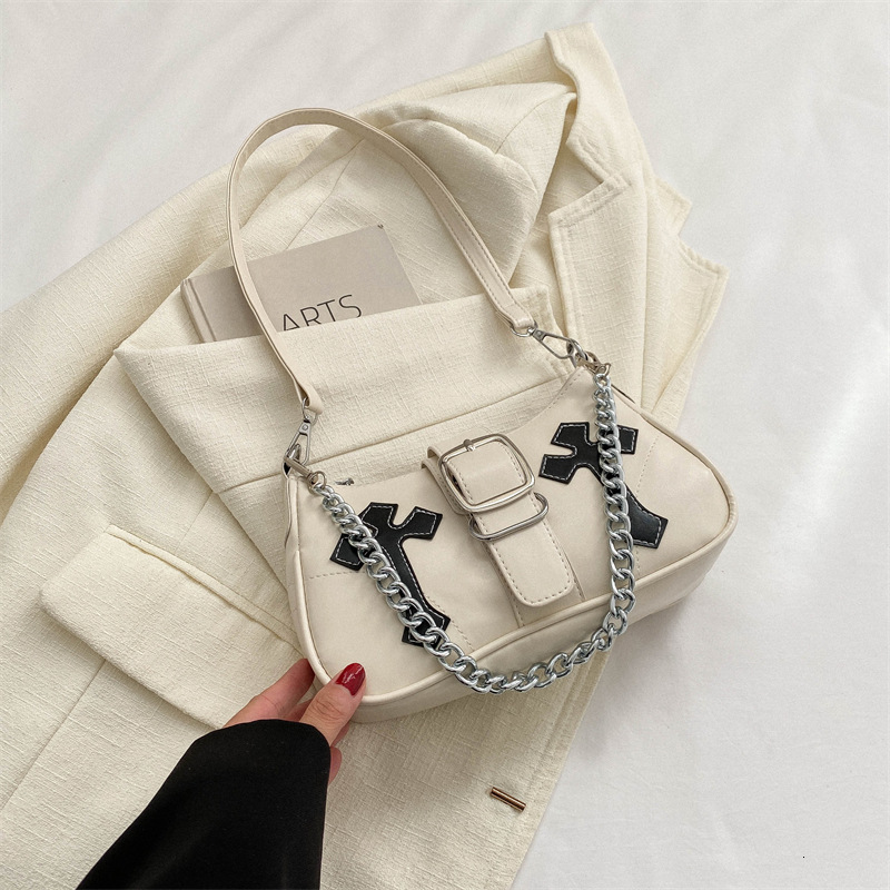 2025 New Designer Bag Free Delivery Shoes By Korean Version Contrasting Color Underarm Women's Autumn Style 2023 Fashion Casual Small Square Bag,