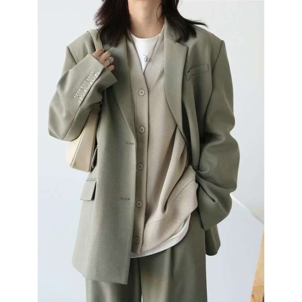 CHIC VEN Korean Autumn Winter Women's Sports Coat Casual Loose V-Neck Sweatshirt For Women Thick Warm Tops Office Lady Female