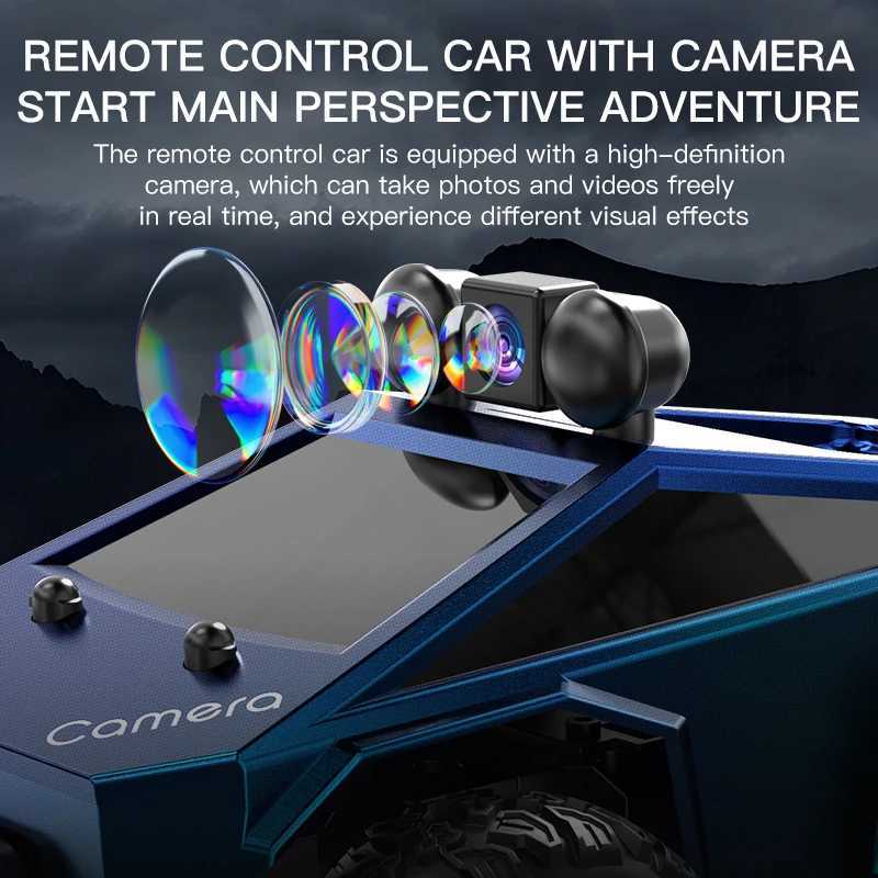 KF29 128 RC Car With Camera 24G APP Control High-Speed Racing Car For Tesla Truck Drift Remote Control Car Electric Kids ToyW251125 - view 6