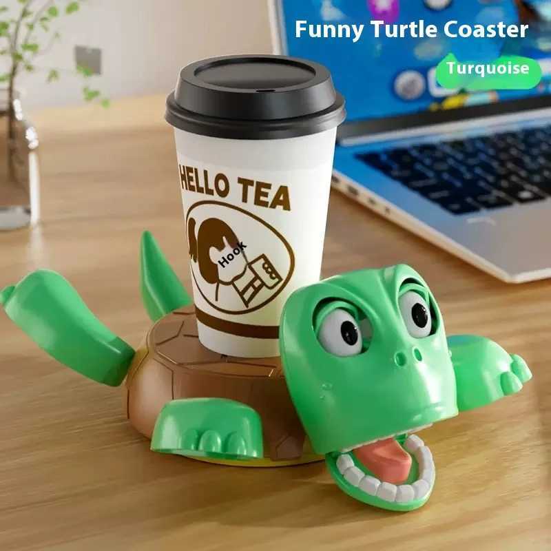 3D printed quirky turtle roller coaster panic turtle insulated roller coaster decoration pressure relief fun Bugsy doll cup base decoration X250425
